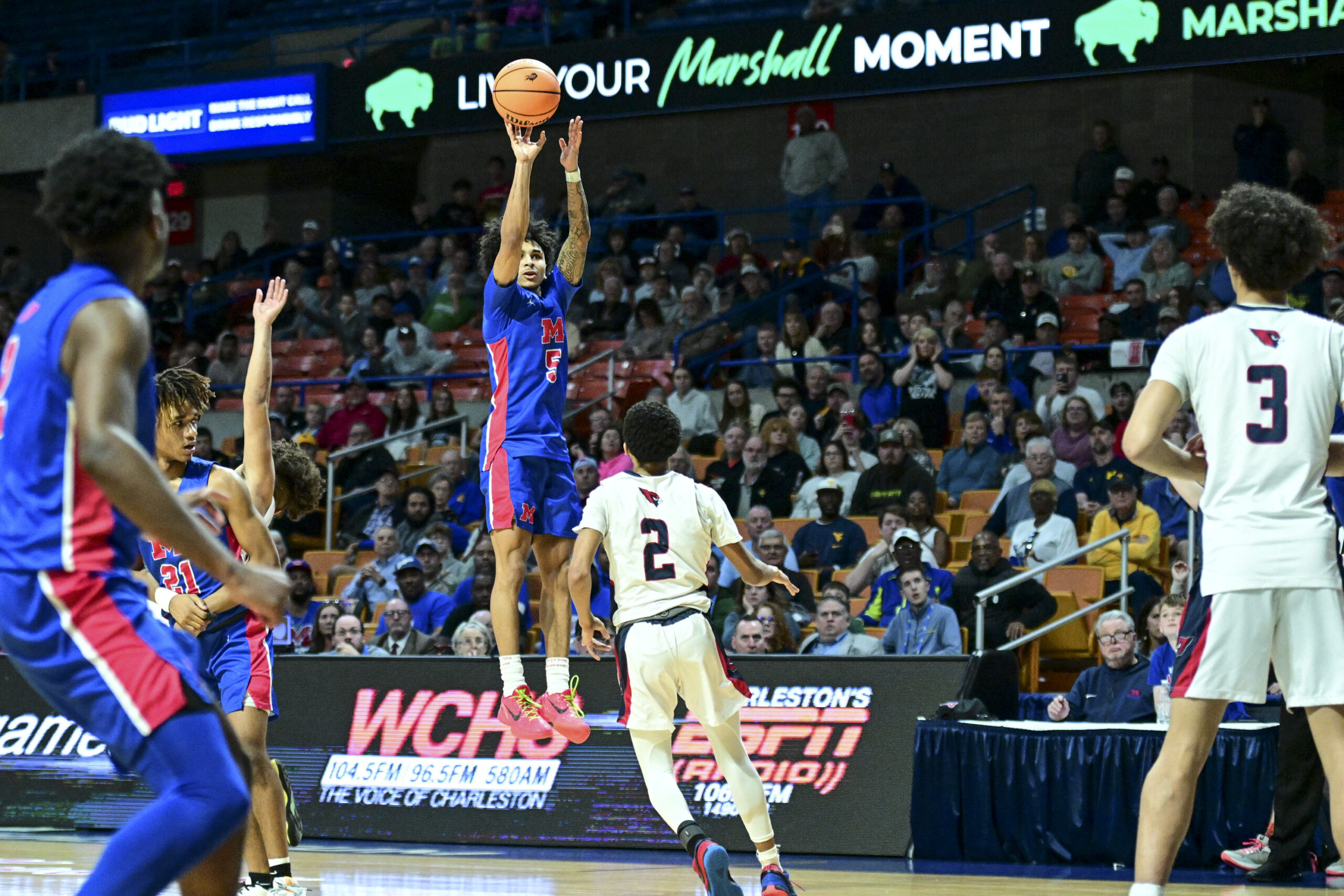 Young's 3-pointer in overtime lifts Morgantown over Spring Mills to win 3rd-straight state title